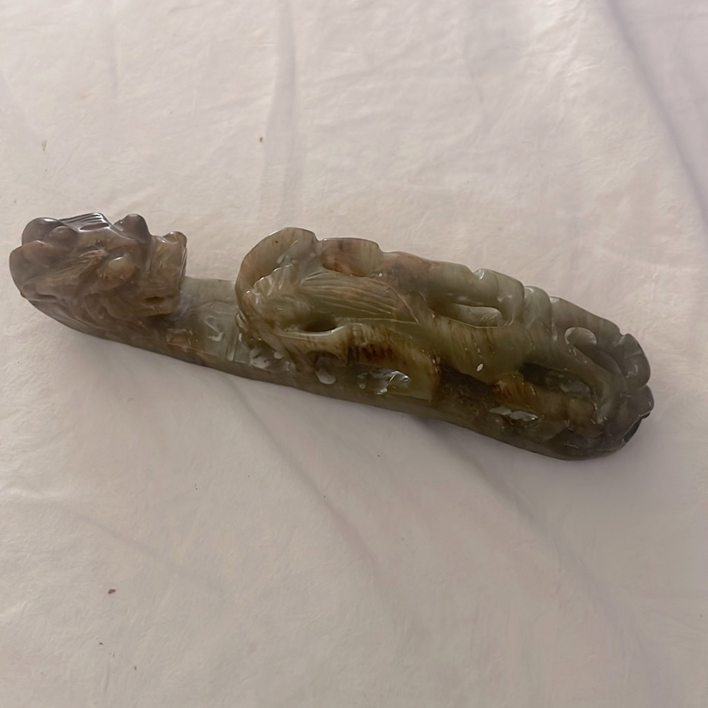 Antique Chinese Nephrite Jade Belt Buckle
 
$385.
